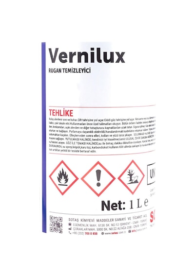Duver Vernilux Profesyonel 1 Litre Rugan Temizleyici Beyaz