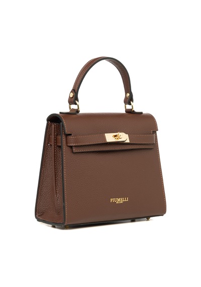 D223 Chocolate Portföy Çantası Kadın Katıa Piumelli Milano Bag D223 Chocolate