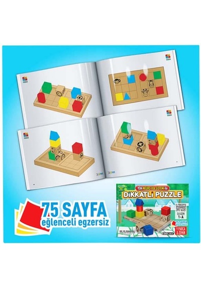 2-7 Yaş Adeda Dikkatli Puzzle Ilk Adım