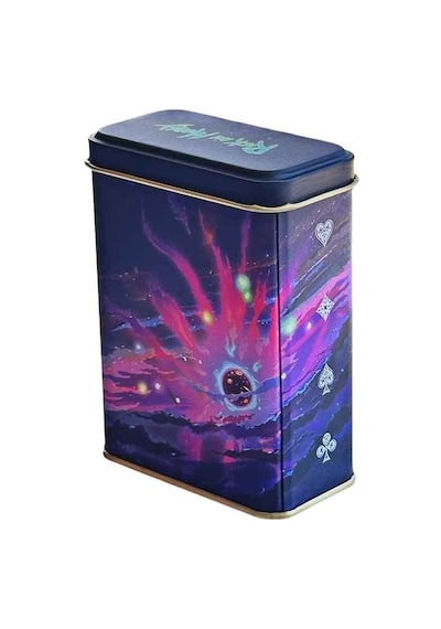 Space Rick And Morty İskambil Kağıdı Metal Kutulu İk-380399