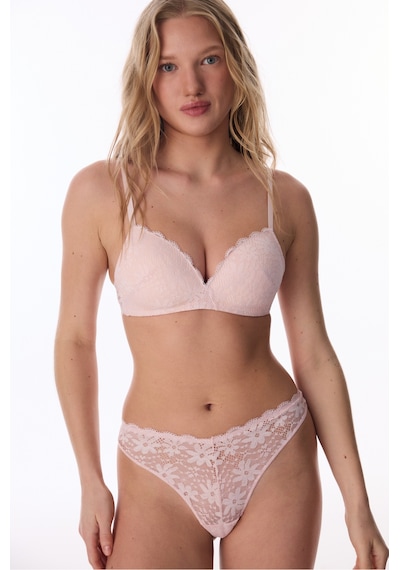 Penti Açık Pembe Cosy Lace Dantel Balensiz Sütyen