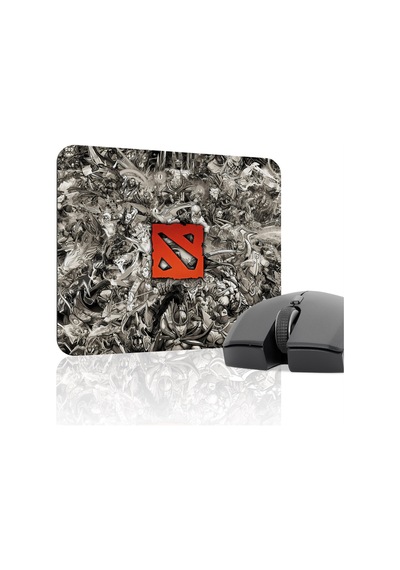Dota 2 Kaymaz Dikişli Kauçuk Oyuncu Mousepad V5 - 22x18 Gaming Mouse Pad Fare Altlığı