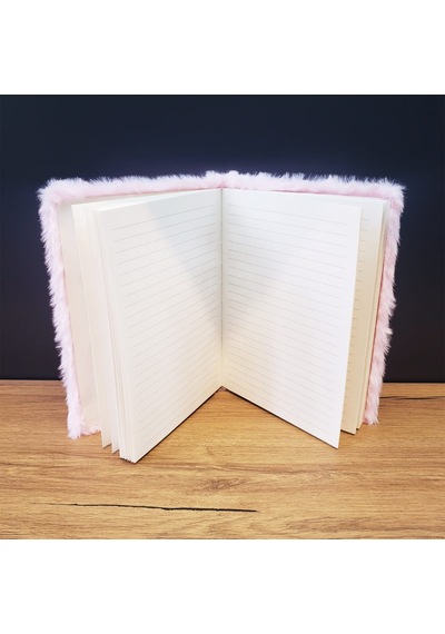 Veraura Lifestyle Panda Tasarımlı Peluş Defter Sarı