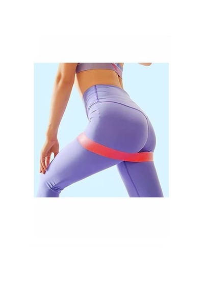 5 Farklı Direnç Egzersiz Direnç Lastiği Pilates Bandı Spor Lastiği Çok Renkli