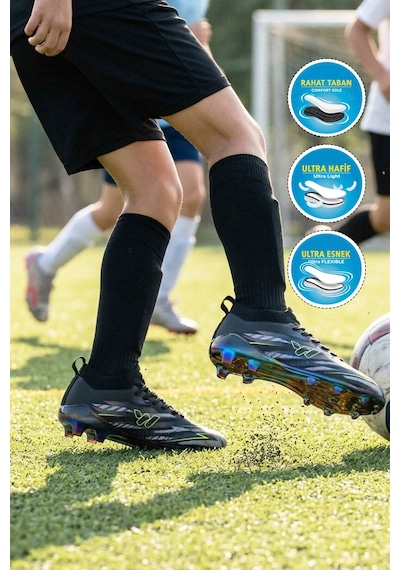 Walkway Siyah Çoraplı İthal Unisex Krampon Strike G