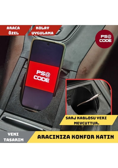 Citroen Berlingo-peugeot Rifter-opel Combo-fiat Doblo Orta Konsola Çapraz Telefonluk Ve Bardaklık 1