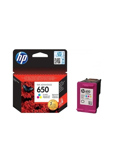 HP 650 2'li Renkli-Siyah Mürekkep Kartuş (Cz101Ae)