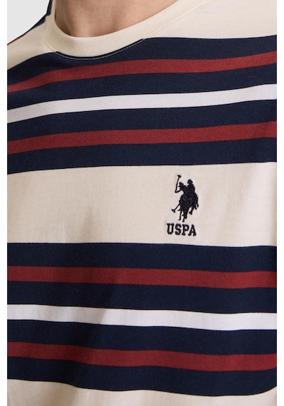 U.S. Polo Assn. U.s. Polo Assn. Erkek Krem Tişört 50326971-vr071