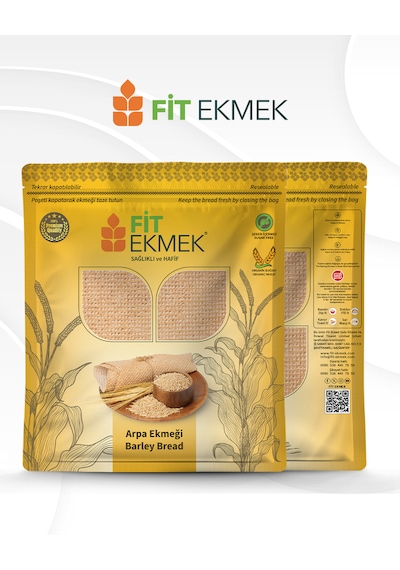 Fit Arpa Lavaş Ekmeği 300gr Ve Çavdar Lavaş Ekmeği 300gr