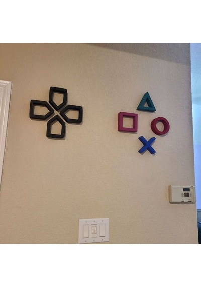 Playstation Duvar Dekoru 8 Parça Küçük Boy Yapışkanlı 3