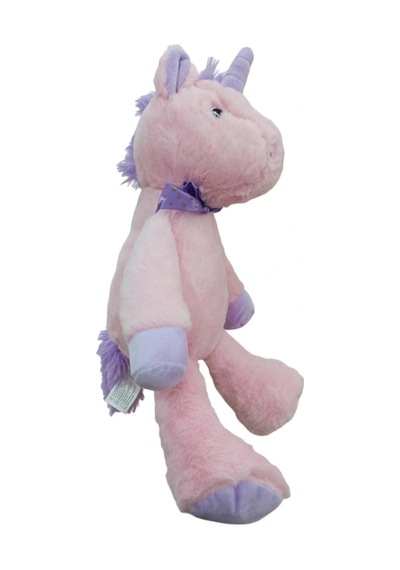 Sevimli Boynuzlu Peluş At 42 Cm Oyuncak Uyku Arkadaşım Mor