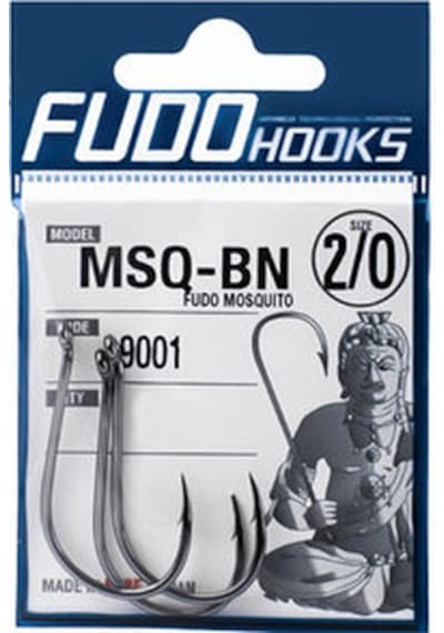 Fudo 9001 Mosquıto 3/0 Black Nıkel 5p 1 Pack