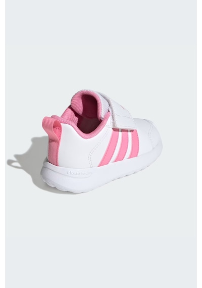 Adidas Vl Move El C Çocuk Spor Ayakkabı - Cırt Cırtlı Günlük Sneaker Beyaz - Pembe
