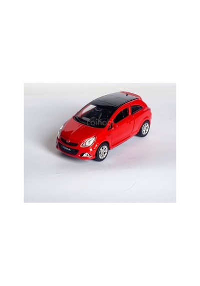 Opel Corsa D - 1:36 Ölçek - - Çek Bırak Oyuncak Araba - Kırmızı