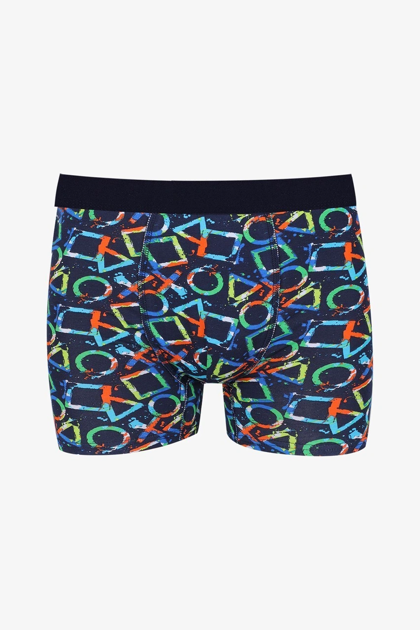 Koza İç Giyim Erkek 3'lü Pamuklu Likralı Boxer Ko9003bx-19 Lacivert - Mavi Koza İç Giyim Erkek 3'lü Pamuklu Likralı Boxer Ko9003bx-19 Lacivert - Mavi