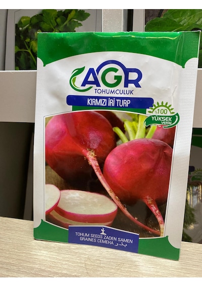 Agr Kırmızı İri Turp Tohumu Turp