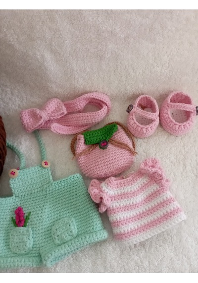 Amigurumi Sena Bebek Çok Renkli