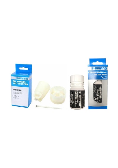 Shimano  Hidrolik Mineral Yağ Seti Hunili 100ml Beyaz