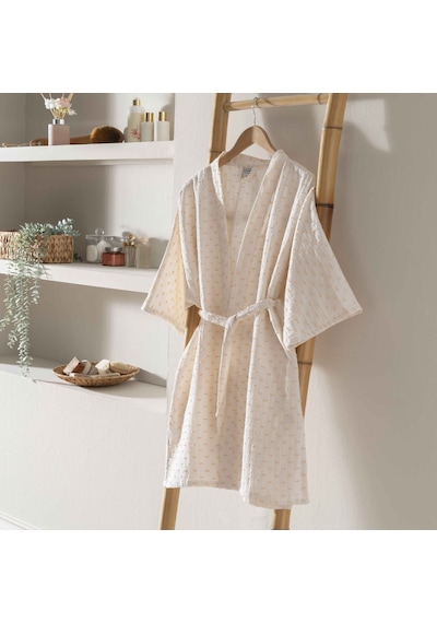 Linens Luce Kimono Standart Mavi Somon