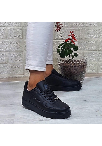 Pierre Cardin 31370-31371 Siyah Fuspetli Hafif Spor Ayakkabı 001