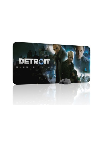 Detroit Become Human Dikişli Kauçuk Oyuncu Mousepad V1 - 90x40 Xxl Gaming Mouse Pad