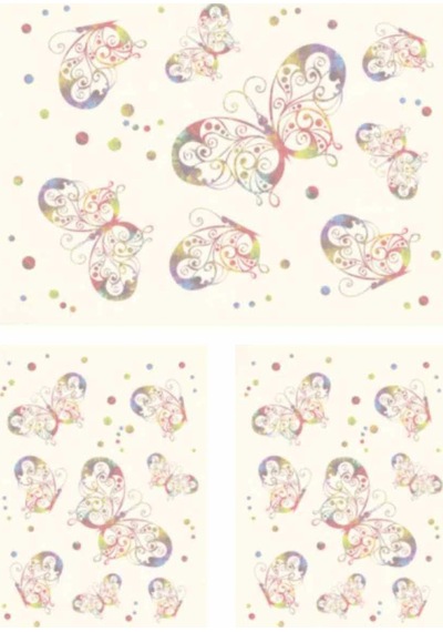 934k Artebella Soft Transfer  Koyu Zemin 23x34 cm