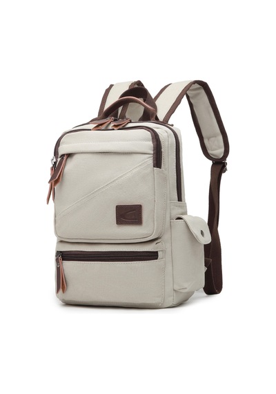 Kriste Bell C-active Kanvas Kumaş Orta Boy Sırt Çantası 1261 Camel