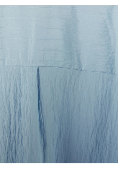 Lcw Everyday Mavi Çizgili Oversize Armürlü Kadın Gömlek