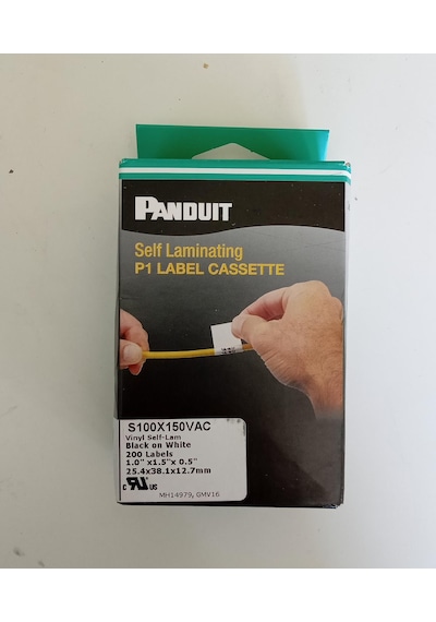Panduit Self Laminating P1 Label Cassette S100X150VAC