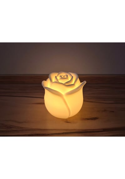 Bezos Romantik Gül Formlu Tealight Mumluk Dekoratif Mum Tutucu 22 Çok Renkli
