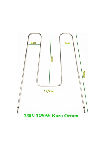 M Tipi Fırın Isıtıcı Rezistans 230v 1250w