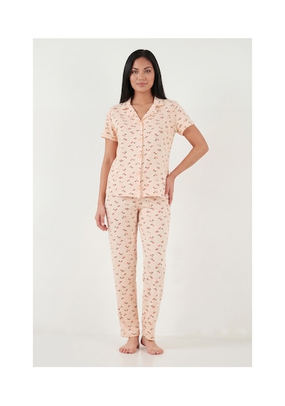 Lela Bayan Pijama Takımı 65750101y Somon
