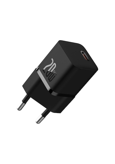 Baseus  Mini 1c 20w Ab Gan5 Hızlı Şarj Cihazı Siyah