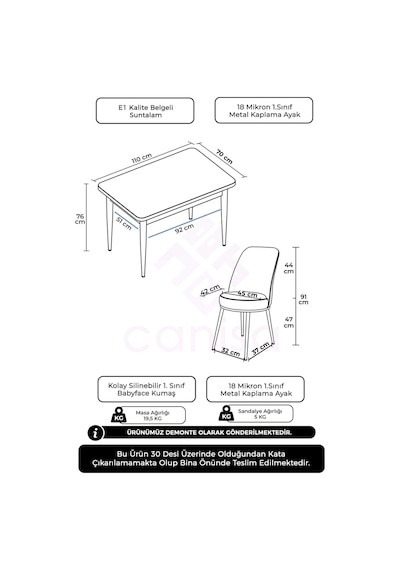 Canisa Rewa Serisi 70x110 Sabit Siyah Mermer Desen Krom Detay Masa Takımı Ve 4 Antrasit Sandalye Masa Siyah Mermer Sandalye Antrasit Krom Ayak Canisa Rewa Serisi 70x110 Sabit Siyah Mermer Desen Krom Detay Masa Takımı Ve 4 Antrasit Sandalye Masa Siyah Mermer Sandalye Antrasit Krom Ayak