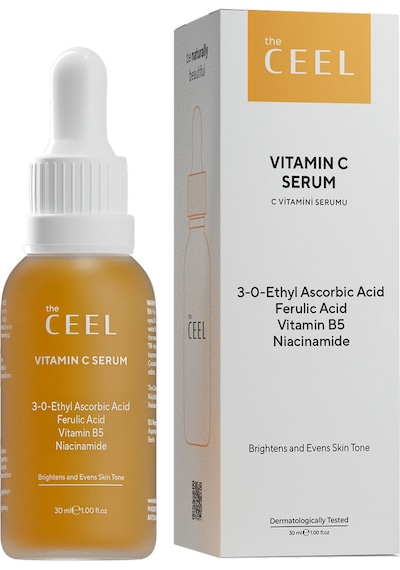 The Ceel Leke Karşıtı Aydınlatıcı Vitamin C Serum Glutatyon, Ferulic Asit,  Ascorbic Asit 30 ml