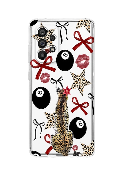 Samsung Galaxy Uyumlu A52 Silikon Desen303 Çok Renkli
