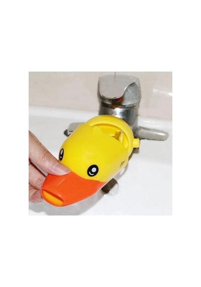 Bak Gel Al Çocuklara El Yıkamayı Sevdiren Ördek Musluk Başlığı Eğlenceli Su Akışı Aparatı - 9003956837424