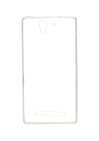 Sony Xperia C3 Kılıf Zore Şeffaf Ince Ve Esnek Süper Silikon Renksiz