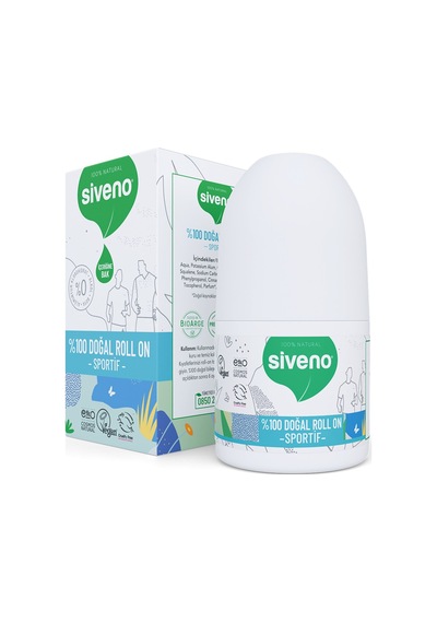 Siveno Doğal Roll-on - Sportive 50 Ml - 7 Adet Tarı