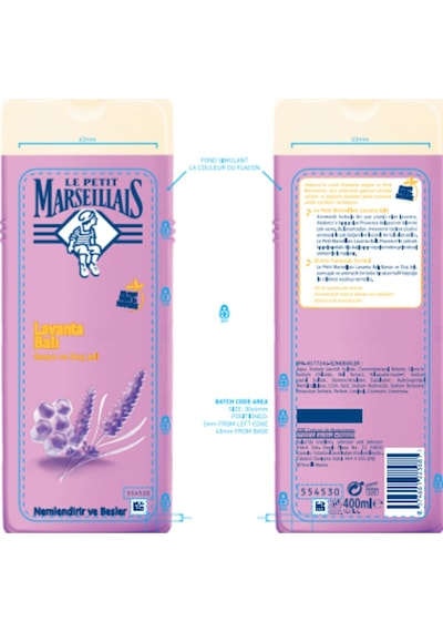 Le Petit Marseillais Lavanta Balı Banyo ve Duş Jeli 400 ML