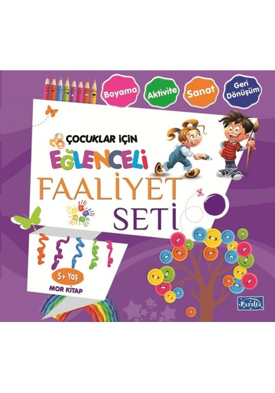 Eğlenceli Faaliyet Seti - Mor - 5+ Yaş - Rxlu-601377