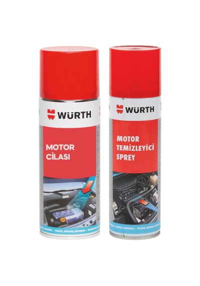 Motor Temizleyici Sprey 500 Ml + Koruma Cilası 400 Ml