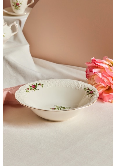 Karaca Vintage Rose Salata Kasesi 23 Cm Çok Renkli