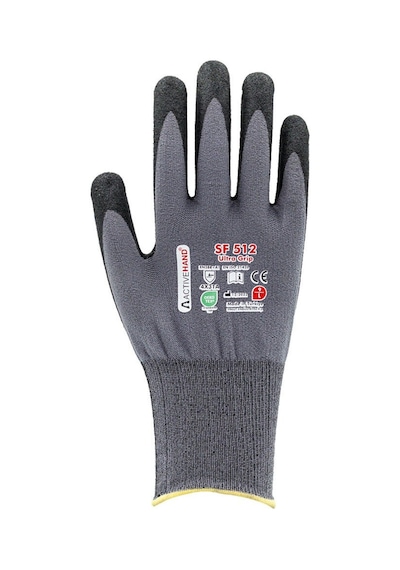 Nitril Kaplı Sandy Finish Polyester Eldiven Sf 512 Gr/sy No:8