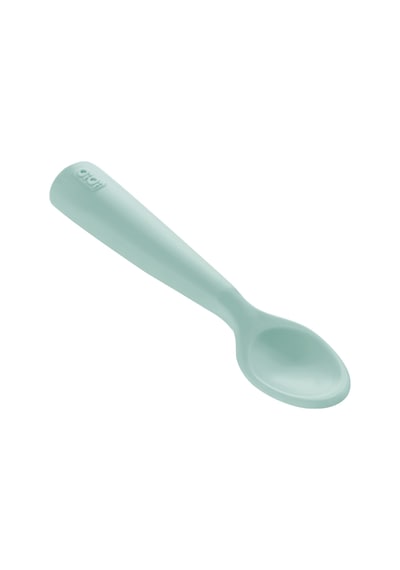 3'lü Set Kapaklı Kase River Green, Nam Nam Kaşık River Green, Mama Önlüğü Yeşil
