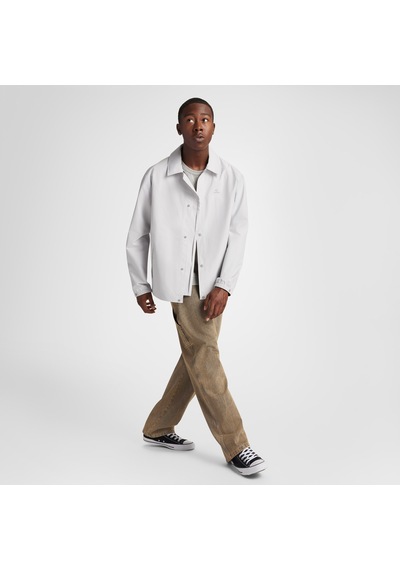 Converse Andover Weatherproof Coaches Erkek Ceket Gri