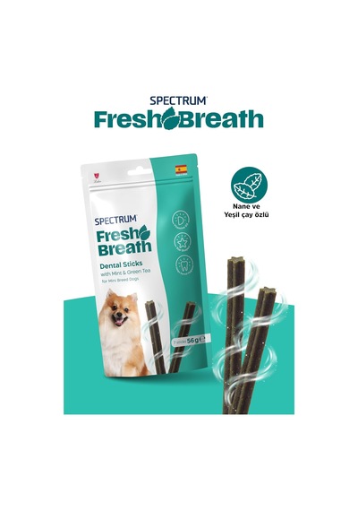 Tr Fresh Breath Mini Irk Yetişkin Köpekler İçin Naneli Diş Çubukları 56 Gram