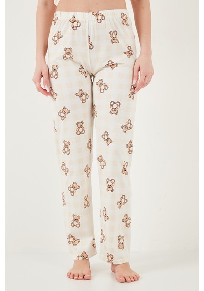 Lela Bayan Pijama Takımı 65790784 Ekru