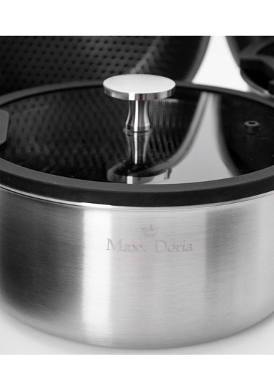 Maxx Doria Steel Fusion Lockpan 11 Parça Tencere Takımı Pa3041 Gri
