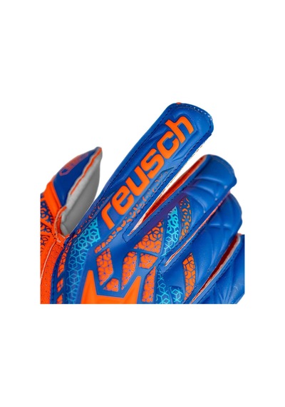 Reusch 5472510 Attrakt Solid Finger Support Jr. Kaleci Eldiveni Saks-turuncu